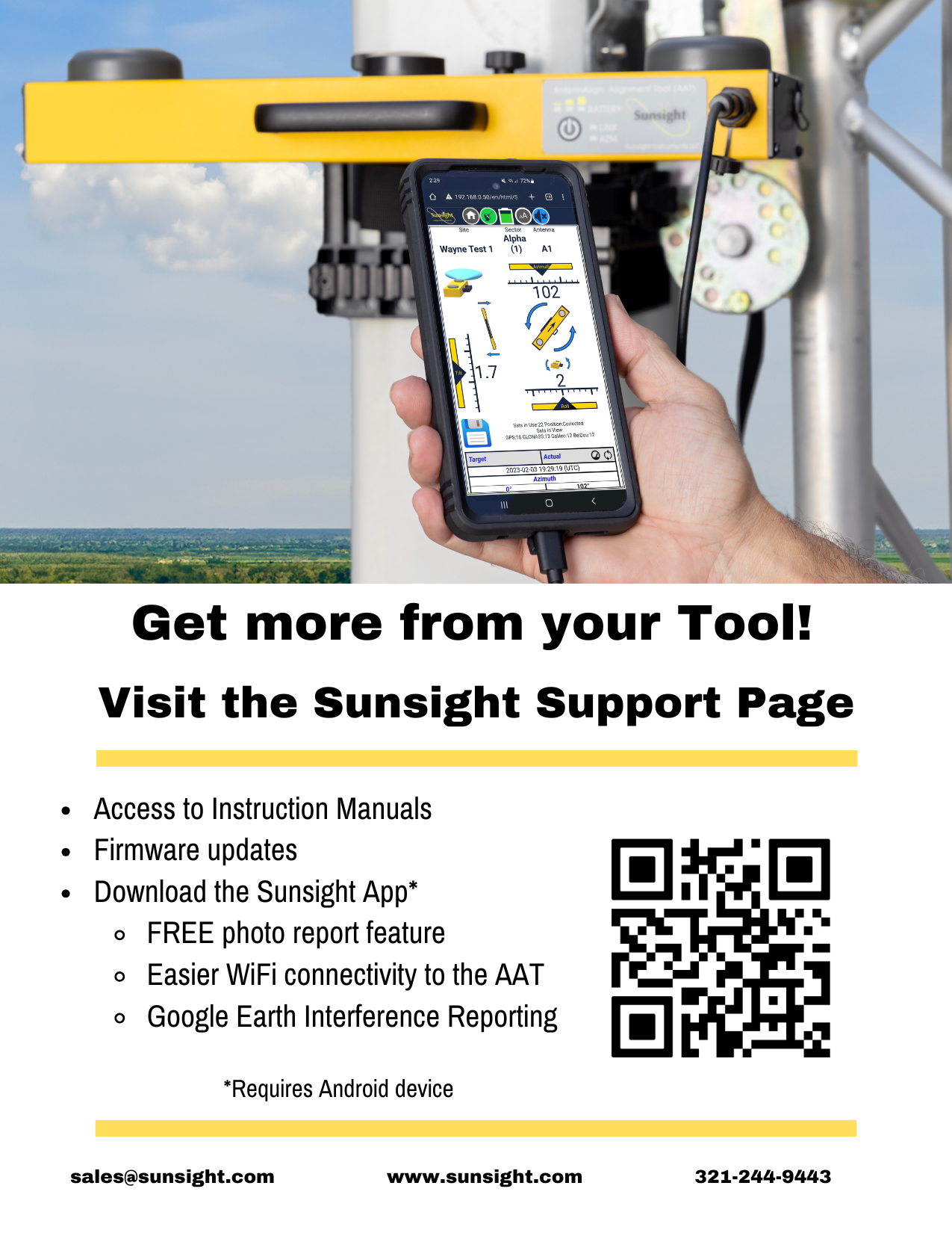 Unlock Free Features Using the Sunsight App | Sunsight Instruments